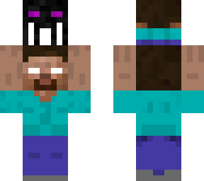 herobrine holding endermen
