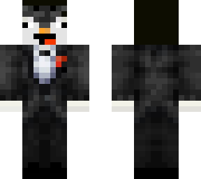 improved penguin in a tux