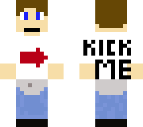 kick him