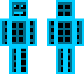 light blue glitch