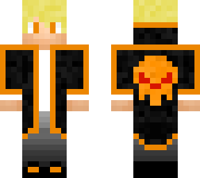 luke skull (orange)
