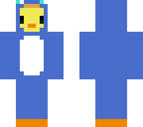 pato disfrasado de pingino