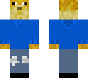 puffy fish w/ sweater and jeans