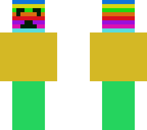 rainbow creeper in gold and emerald cloths there is hope