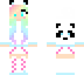 rainbow panda girl (edited)