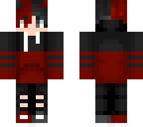 red and black