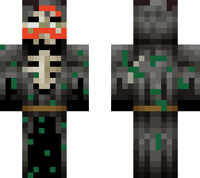 red mustache skeleton cultist