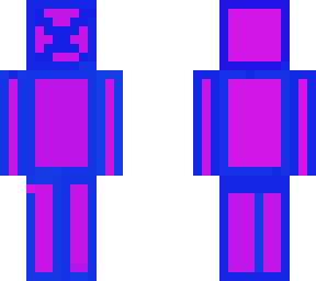 red x blue dark pink