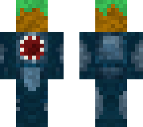 squid grass block head