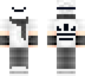 white haired boy with mask