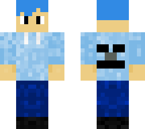 blue hair guy with wings on back