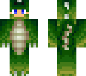 boy in lizard costume