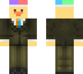 duck in a suit