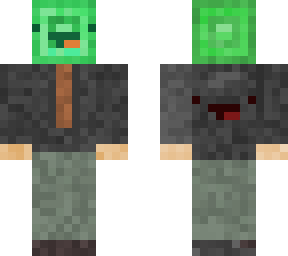 emerald skeppy in a suit