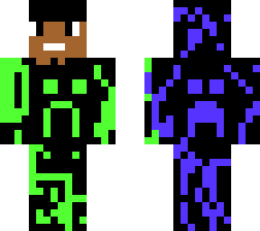 green blue creeper