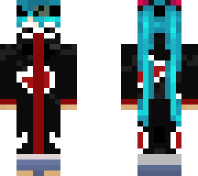 hatsune miku naruto akastuki, head band, and clout googles