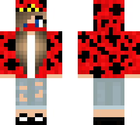 ladybug with hufflepuff tie (dagilp_lbh) and mask