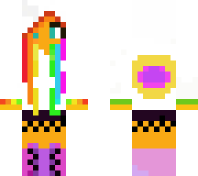 multi haired girl