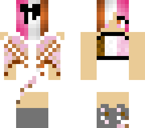 neapolitan ice cream girl (edited) with dragon wings