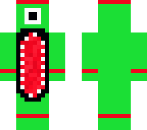 one-eyed big mouth with red sweat bands
