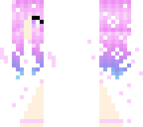 pastel girl with white dress