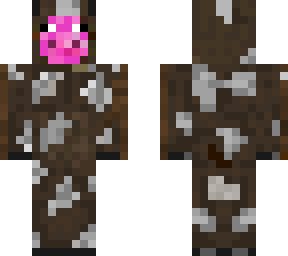 pig in cow onesie