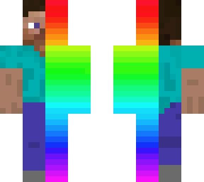 rainbow and steve