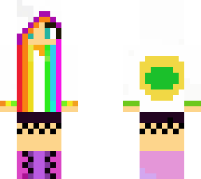 rainbow girl