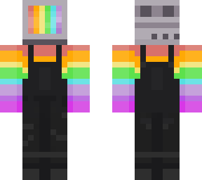 rainbow tv head