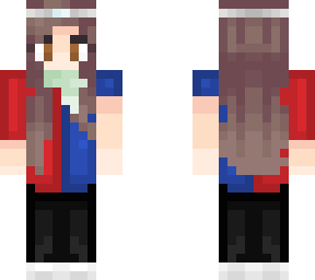 random skin 1- red & blue