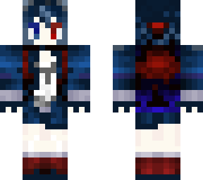 red & blue