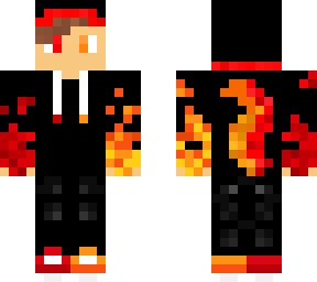 red man fox with red hoodie; edited hoodie