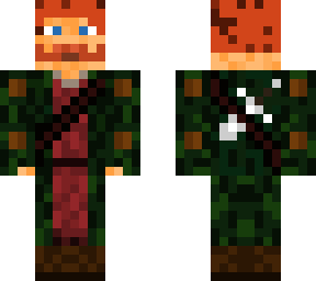 red mustache forest hunter