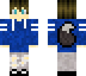 wolf skin in hoodie