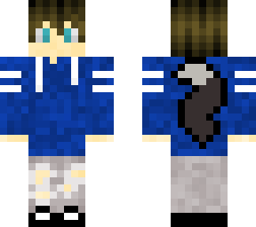 wolf skin in hoodie and shaded fully