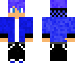 blue and black