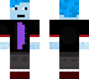 blue man