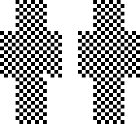 checkered board