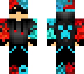 cool red and blue