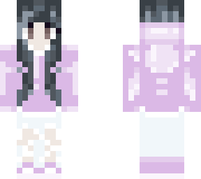 cute violet girl with hoodie