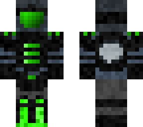 green techno soldier