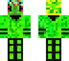 my first alien in minecraft