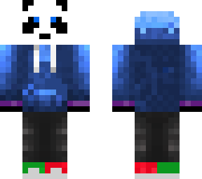 panda blue pants