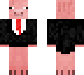 pig in a suit