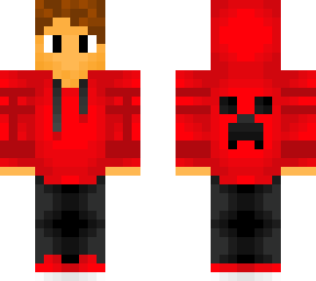 pro boy with hoodie and creeper