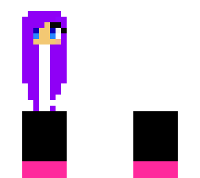 purple hair girl