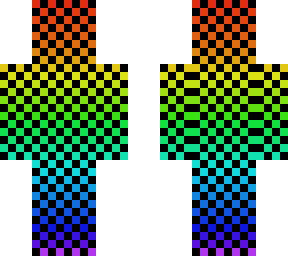 rainbow man with black overlay