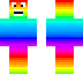 rainbow person