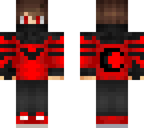 red and black