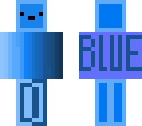 the blue man